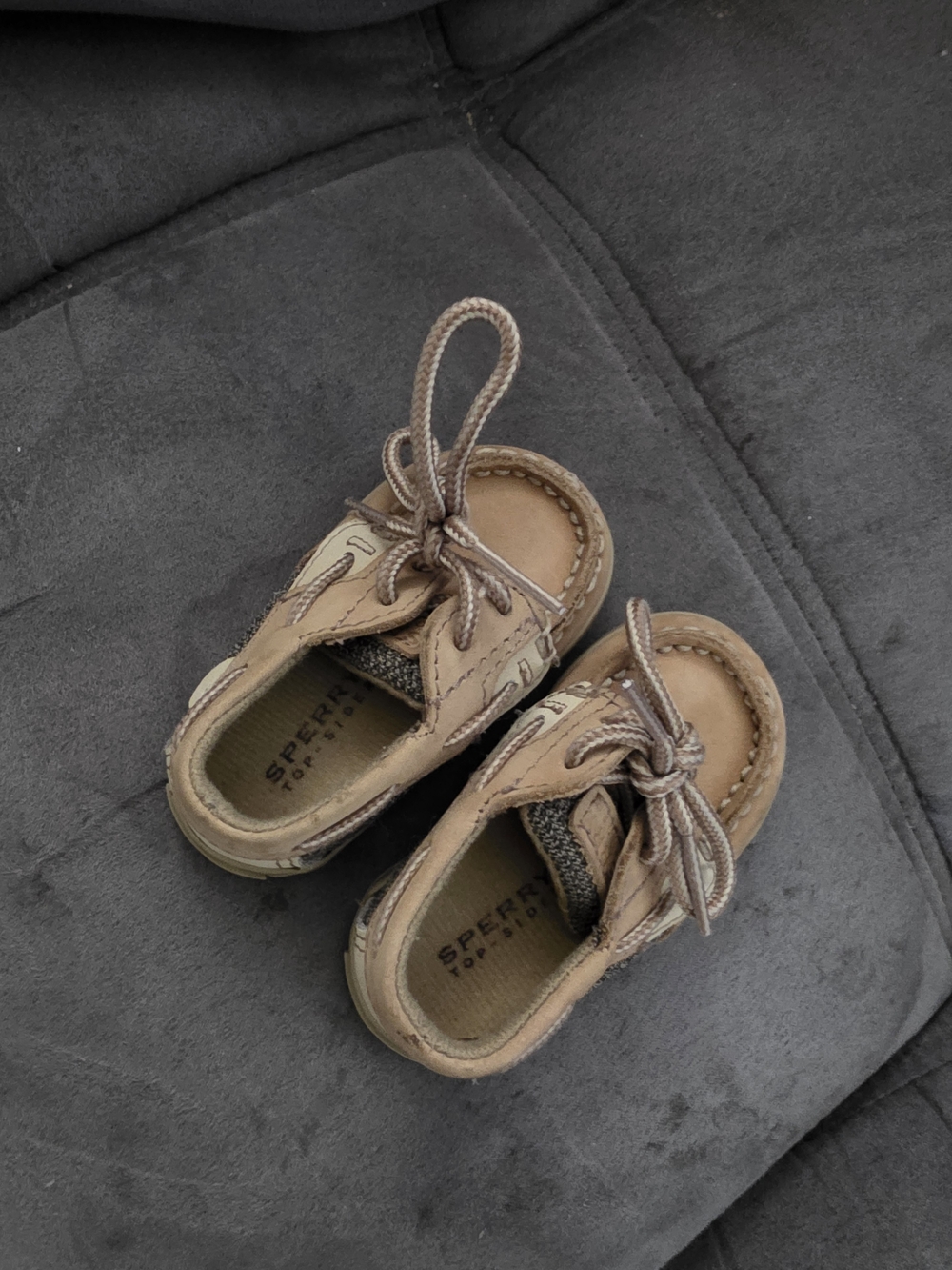 Sperry Infant Tan Boat Shoes
